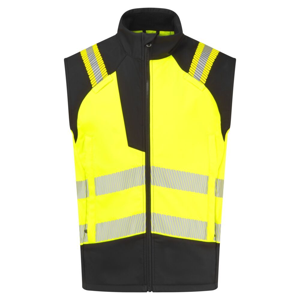 PW3 Modaflame Hi-Vis FR Softshell Gilet FR719