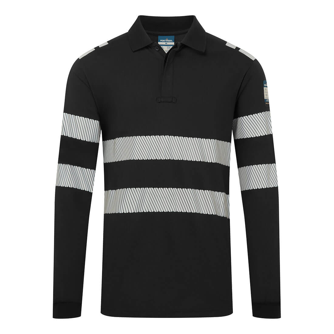 PW3 Modaflame Knit FR Long Sleeve Polo Shirt FR733