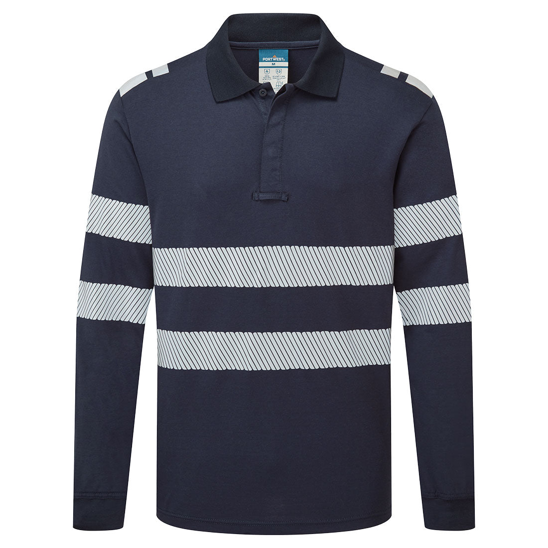 PW3 Modaflame Knit FR Long Sleeve Polo Shirt FR733
