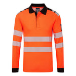 PW3 Modaflame Knit HVO FR Long Sleeve Polo Shirt FR734