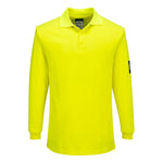 Modaflame Knit FR Long Sleeve Polo Shirt FR805