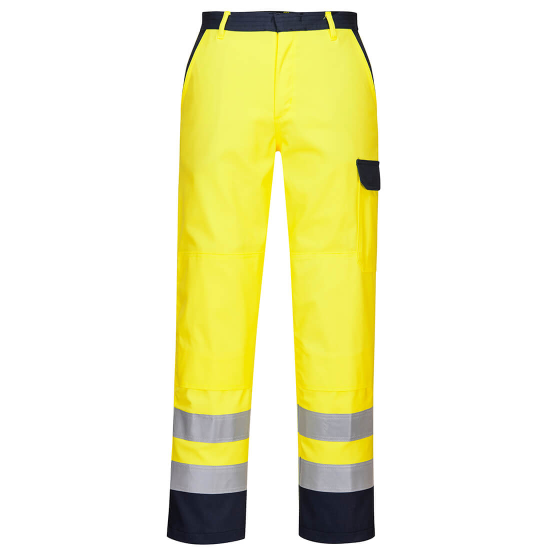 Hi-Vis FR Work Trousers - Bizflame Contrast PPE FR92