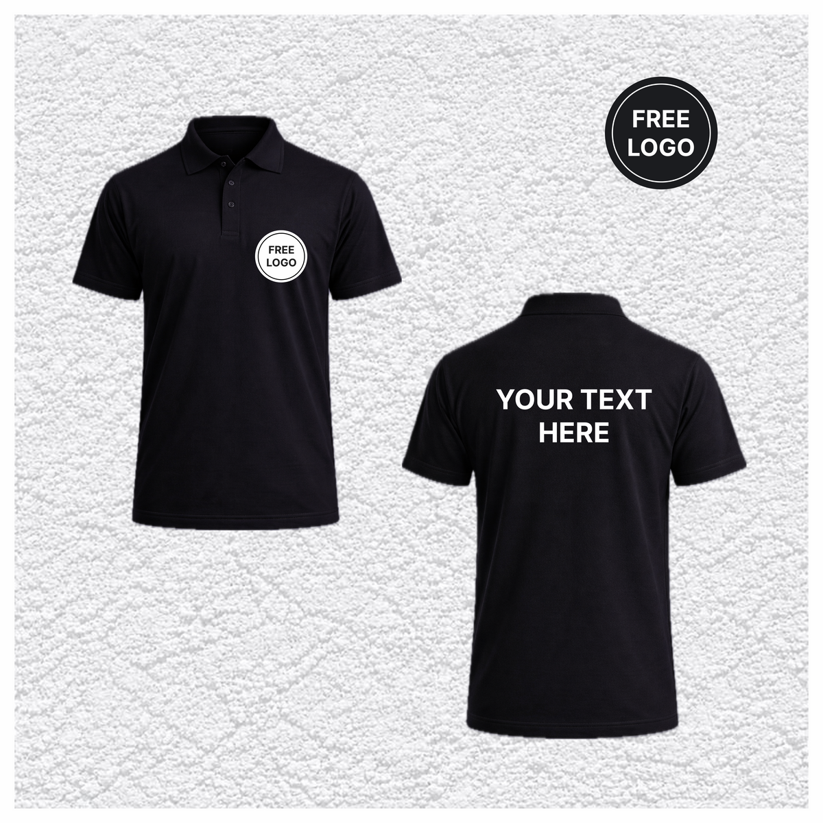 10 X Classic Polo Shirt – Free Custom Print