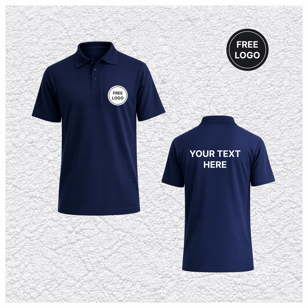 10 X Classic Polo Shirt – Free Custom Print