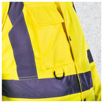 Custom Print Hi Vis Waterproof Parka Jacket – Yellow