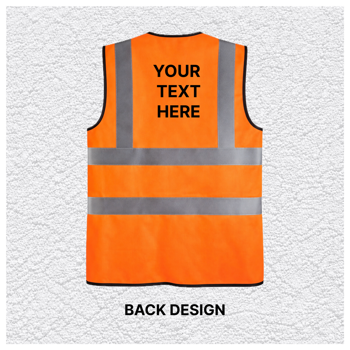 20 X Custom Print Hi Vis Safety Vest