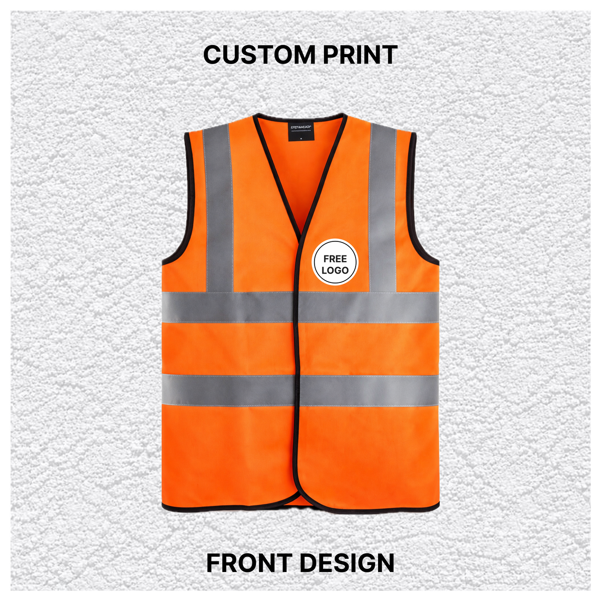 20 X Custom Print Hi Vis Safety Vest