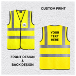 20 X Custom Print Hi Vis Safety Vest