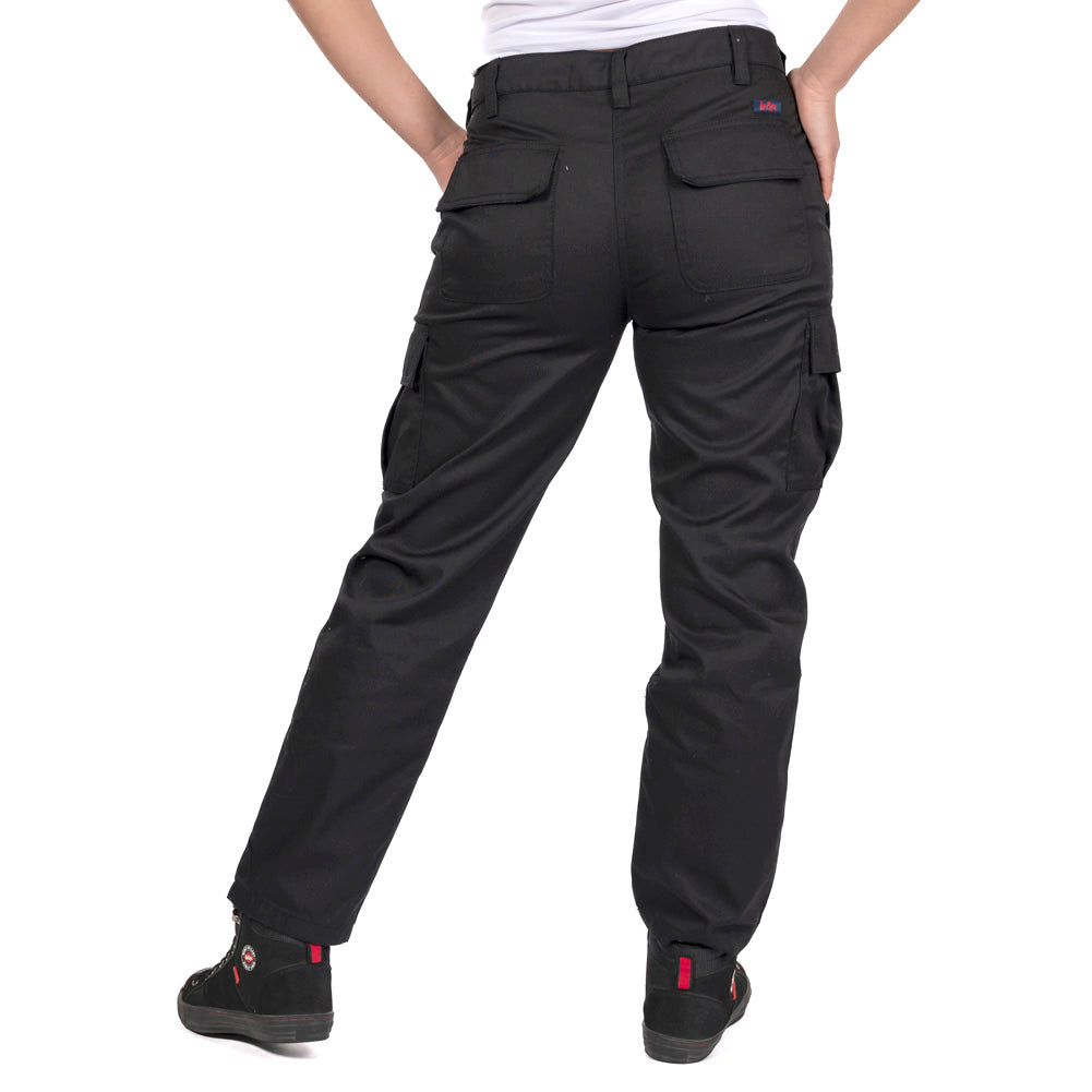 Lee Cooper LCLPNT241 Ladies Black Cargo Trousers – Lightweight, Durable & Work-Ready