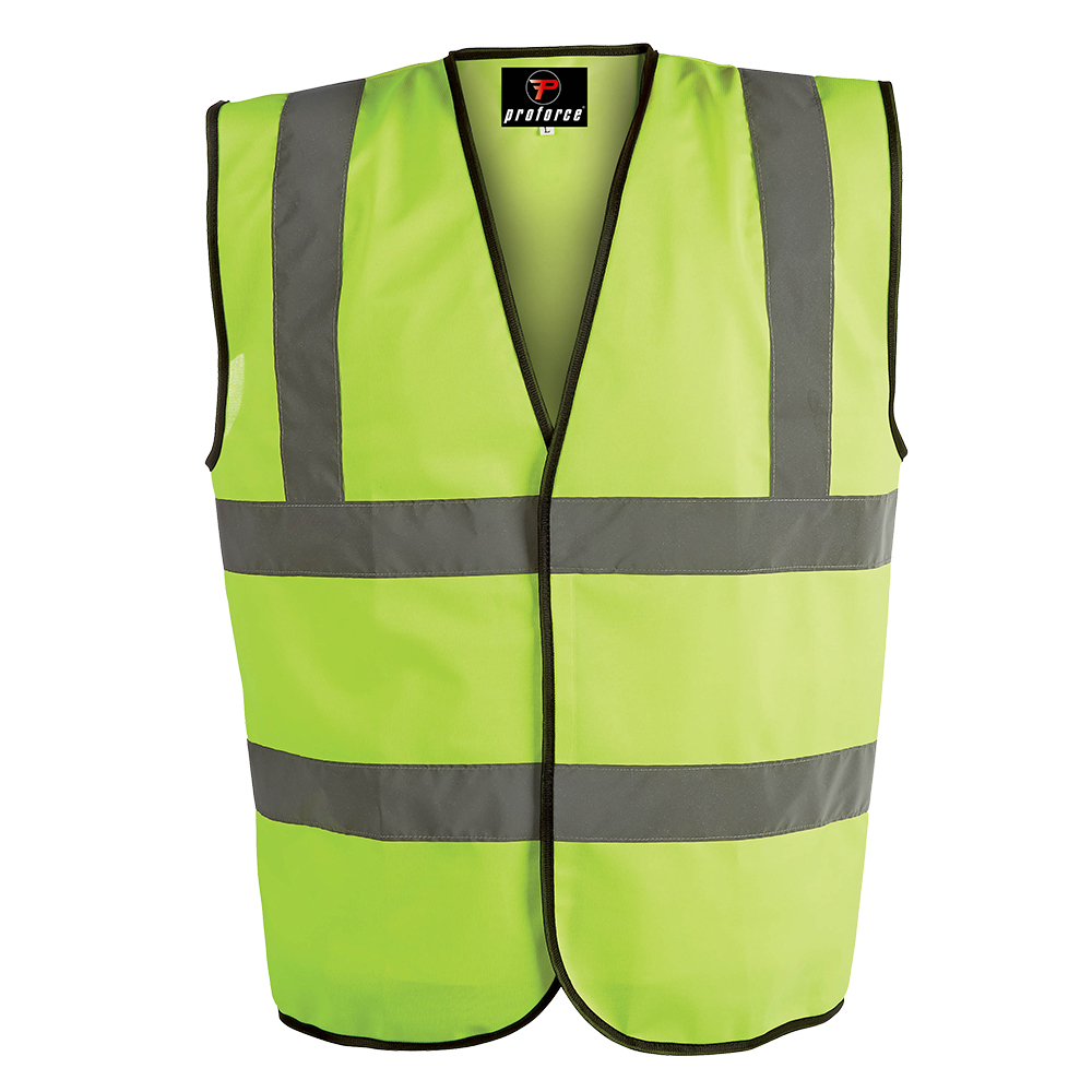 Proforce HV05 Orange Class 2 Hi-Vis Vest – Pack of 10, Reflective Safety Vests