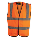 Proforce HV05 Orange Class 2 Hi-Vis Vest – Pack of 10, Reflective Safety Vests