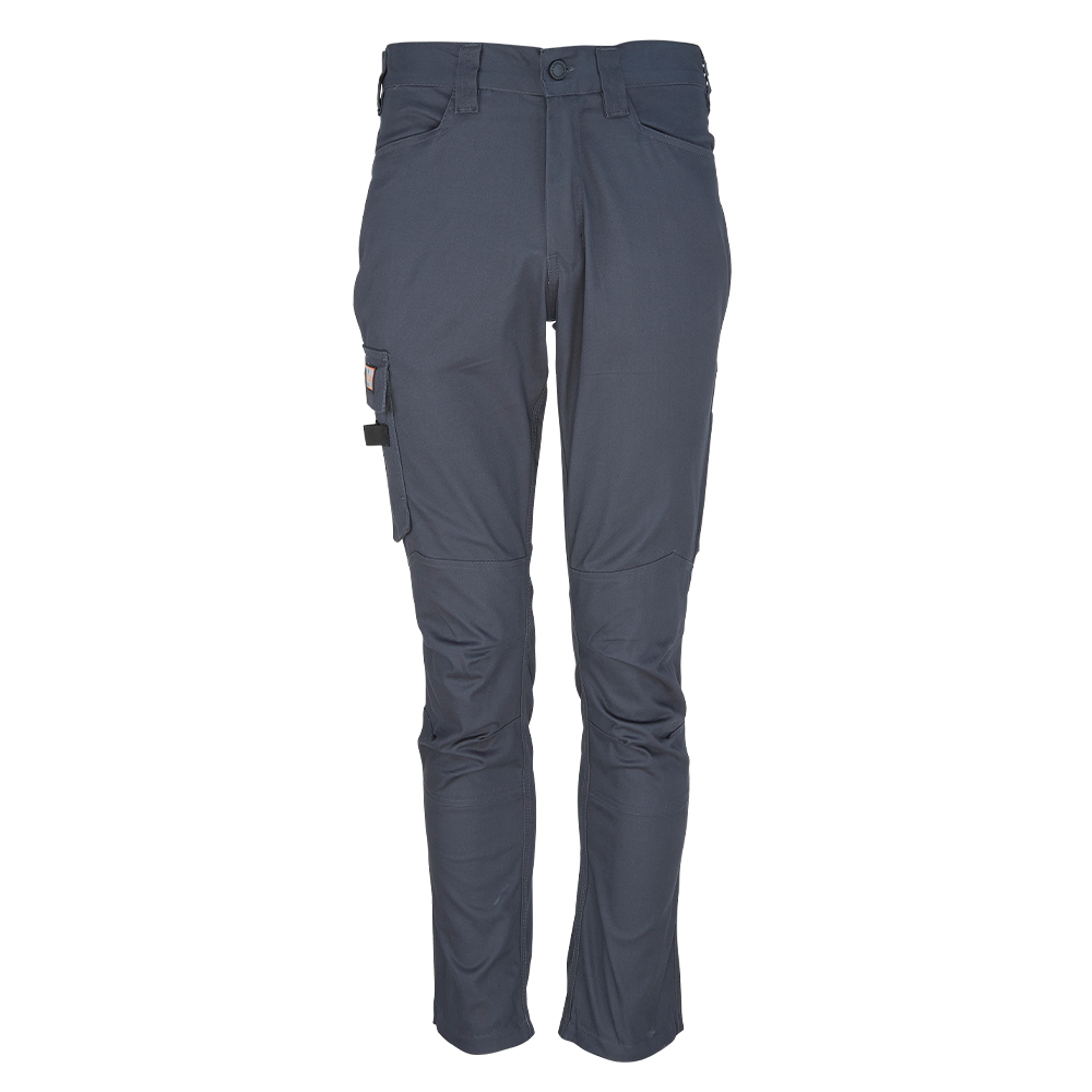 Dark gray pants on a white background