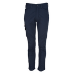 Navy blue pants on a white background