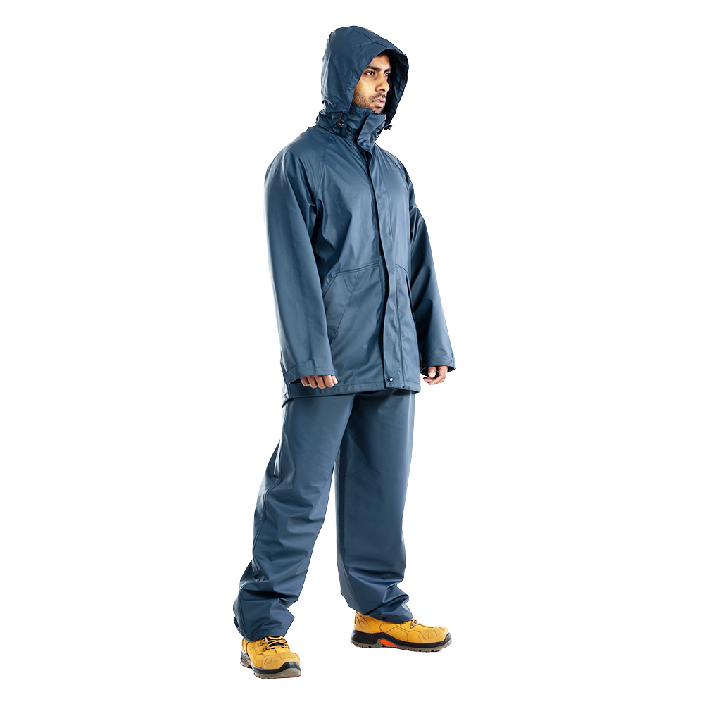 Unbreakable U280-U282 Rain+ Waterproof Jackets – Heavy Duty Navy & Green Rainwear