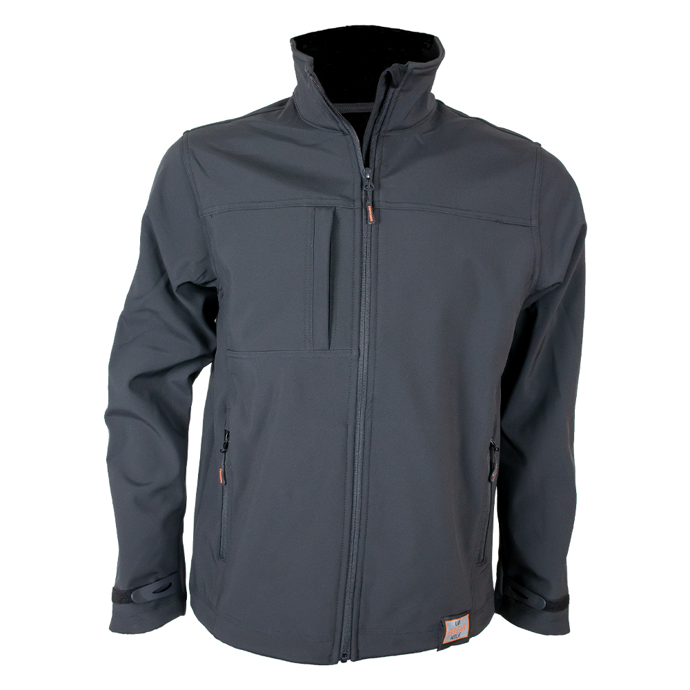 Unbreakable Burghley Soft Shell Jacket – Waterproof, Windproof & Breathable Workwear | Black & Grey | U405 & U406