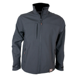 Unbreakable Burghley Soft Shell Jacket – Waterproof, Windproof & Breathable Workwear | Black & Grey | U405 & U406
