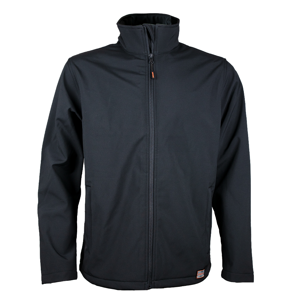 Unbreakable Oakham Black Soft Shell Jacket – Waterproof, Windproof & Breathable Workwear | U407