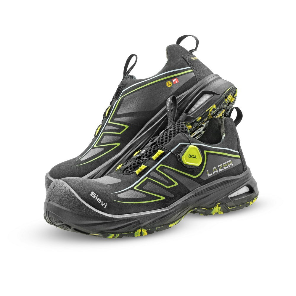 Sievi Lazer Roller+ Safety Shoe – Composite Toe, FlexEnergy®, BOA Fit, S3 FO HRO SC SR ESD