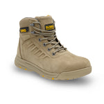 Lima Hybrid Work Boot – Stone Nubuck, Steel Toe & Composite Midsole