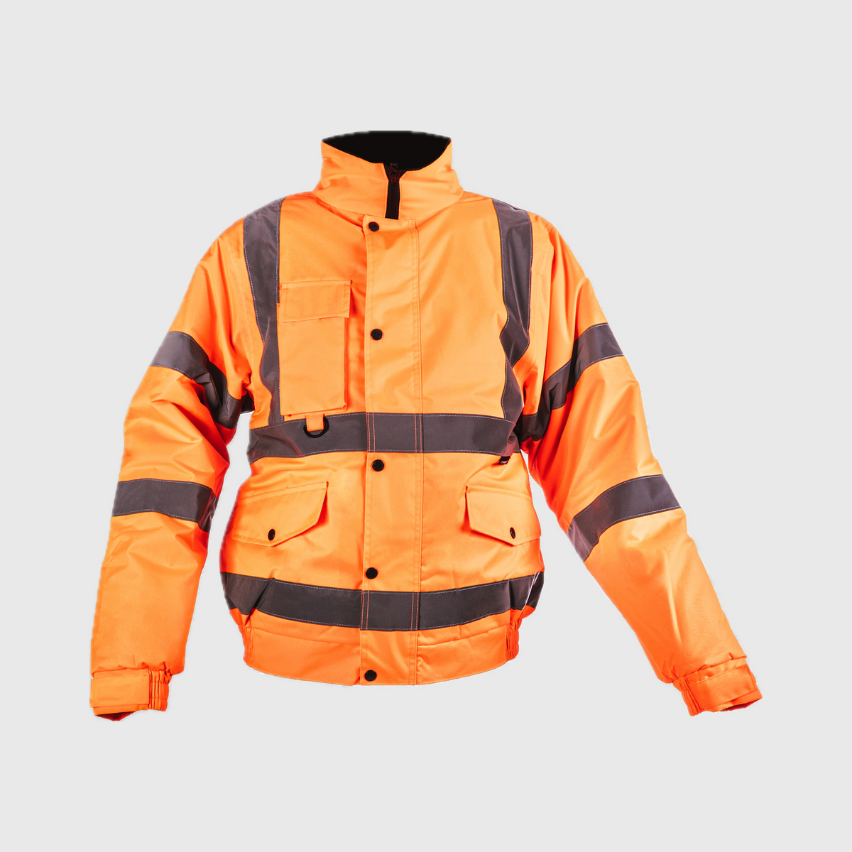 Step Ahead Hi Vis Bomber Jacket Waterproof EN ISO 20471 Class 3 – Railway & Construction Workwear