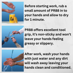 Rath's PR88 barrier cream application instructions