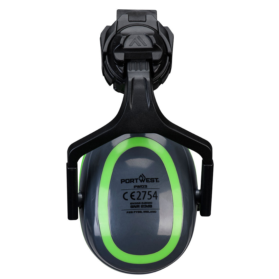 Helmet Ear Defenders Clip-On - PW03 HV Extreme SNR 23dB