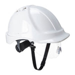Vented Safety Helmet with Visor - PW55 Endurance