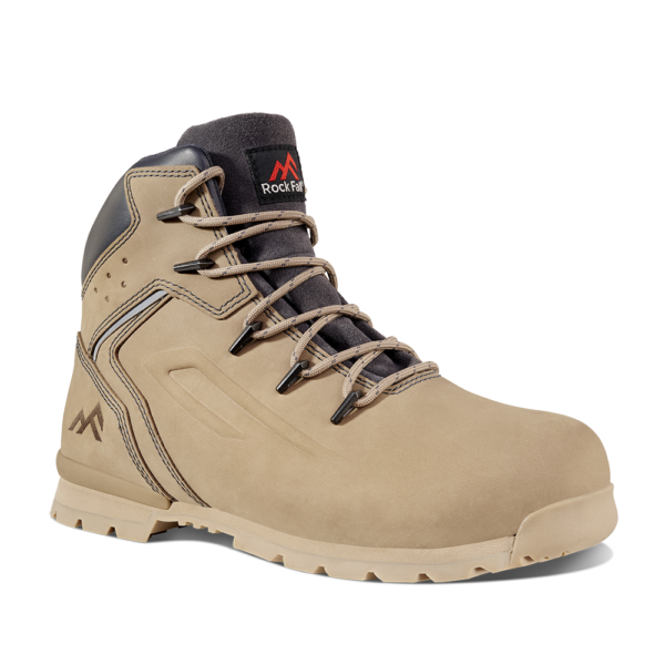 Dallas RF380 Rockfall Safety Boot | Lightweight Aluminium Toe Waterproof Nubuck Work Boots UK 6-13
