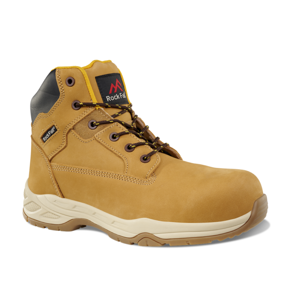RF440C Flint Honey Low-Cut Safety Boots – Lightweight, Non-Metallic, Slip & Heat Resistant, S3 HRO FO SR
