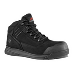 Anaheim RF620 Rockfall Skater-Style Safety Boot | Waterproof Black Nubuck Work Boots UK 6-13