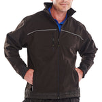 Click Workwear Soft Shell Jacket - Available in Black or Navy Blue