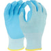 SkyBlue-XE Microfoam Palm Coated Cut Level E Gloves - Food Approved