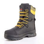 RF328 Chatsworth Chainsaw Safety Boots – Class 3, Steel Toe, Electrical Hazard, Waterproof, Slip & Heat Resistant, Climbing Iron Compatible, SB CI E HRO PS WPA WR FO SR