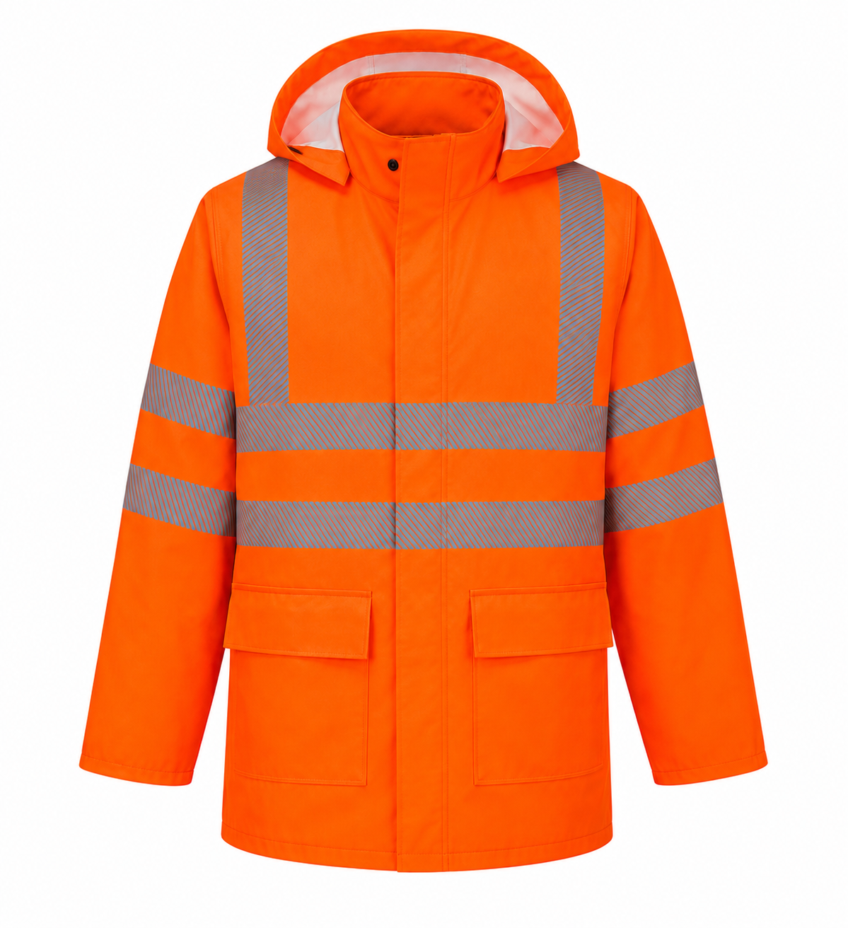 Step Ahead Protal FR ARC Anti-Static Waterproof Rail Coat Orange | RIS-3279-TOM Class 3