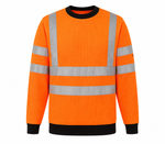 Step Ahead Protal FR ARC Anti-Static Rail Sweatshirt Orange | RIS-3279-TOM Class 3