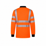Step Ahead Protal FR ARC Anti-Static Rail Polo Shirt Orange | RIS-3279-TOM Class 3