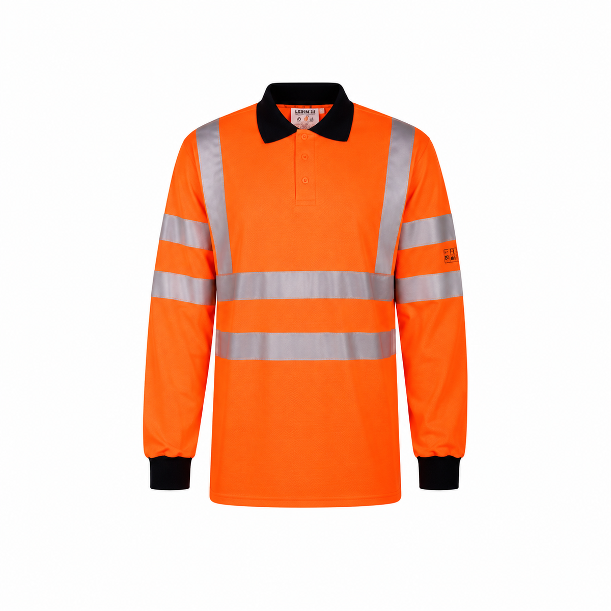 Step Ahead Protal FR ARC Anti-Static Rail Polo Shirt Orange | RIS-3279-TOM Class 3