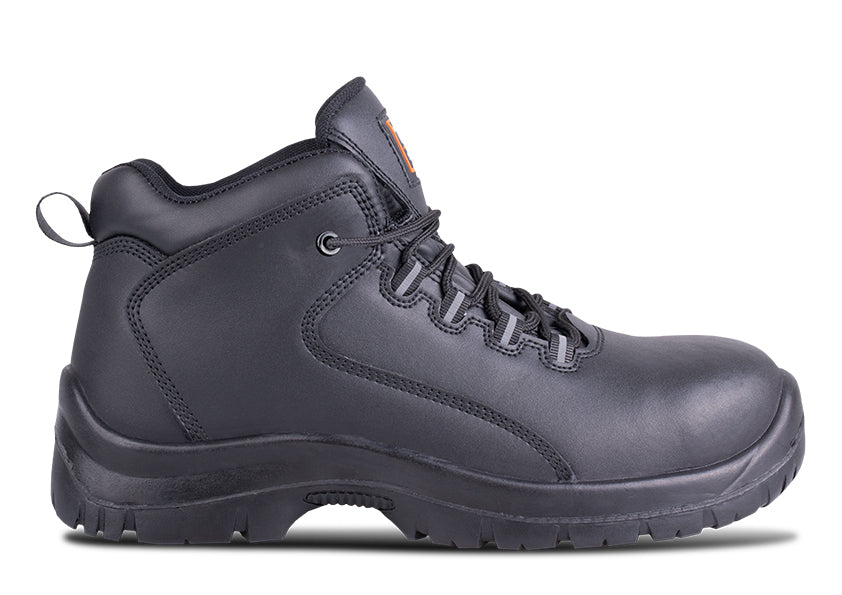 Classic Safety Hiker Boots | Steel Toe, Water-Resistant Leather & Reflective Details