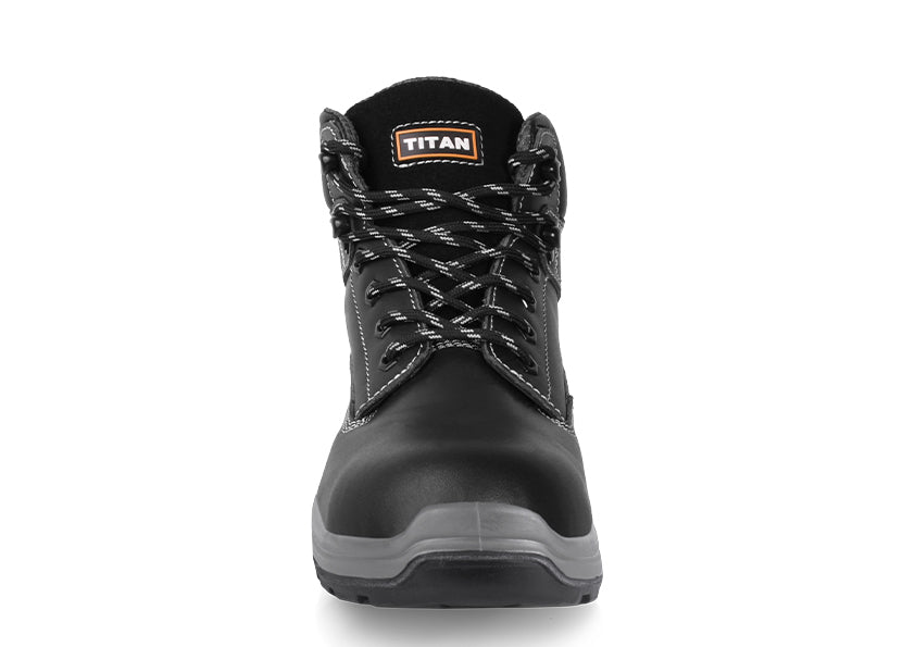 Timeless Safety Boots | Steel Toe, Water-Resistant Smooth Split Leather & Comfortable Fit