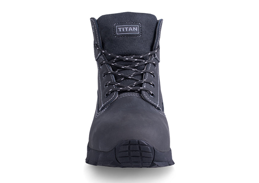 Rugged Nubuck Safety Boots | Steel Toe, Heat-Resistant EVA/Rubber Sole Work Boots