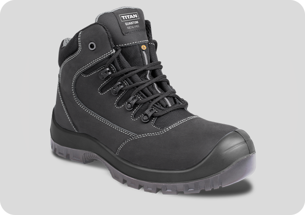 Titan Quantum Sports Hiker & Trainer | Metal-Free Safety Shoes with ESD Protection | S3S SR FO ESD
