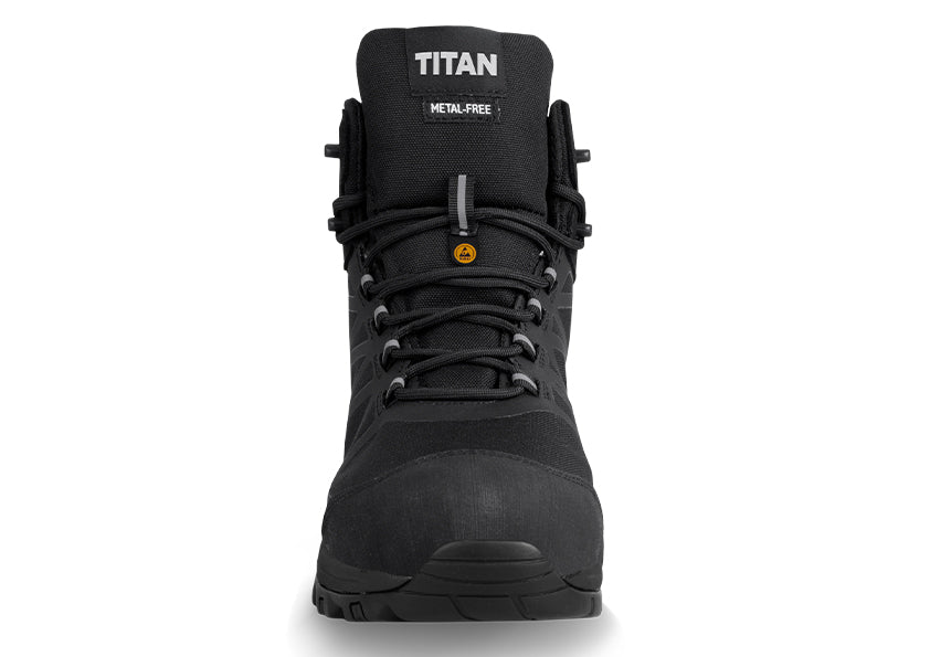 Titan Safety Supreme Hiker | S7S Metal-Free Waterproof Safety Boots with ESD & Heat Resistance