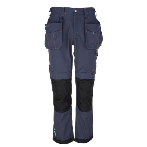 Unbreakable Harrier Extreme Grey Work Trousers with Twin Holster Tool Pockets