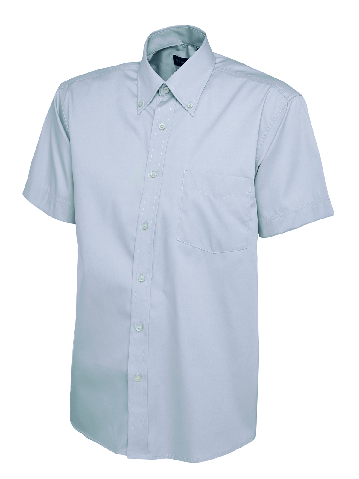 UC702 Men’s Pinpoint Oxford Half Sleeve Shirt | Wrinkle-Free