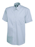 UC702 Men’s Pinpoint Oxford Half Sleeve Shirt | Wrinkle-Free