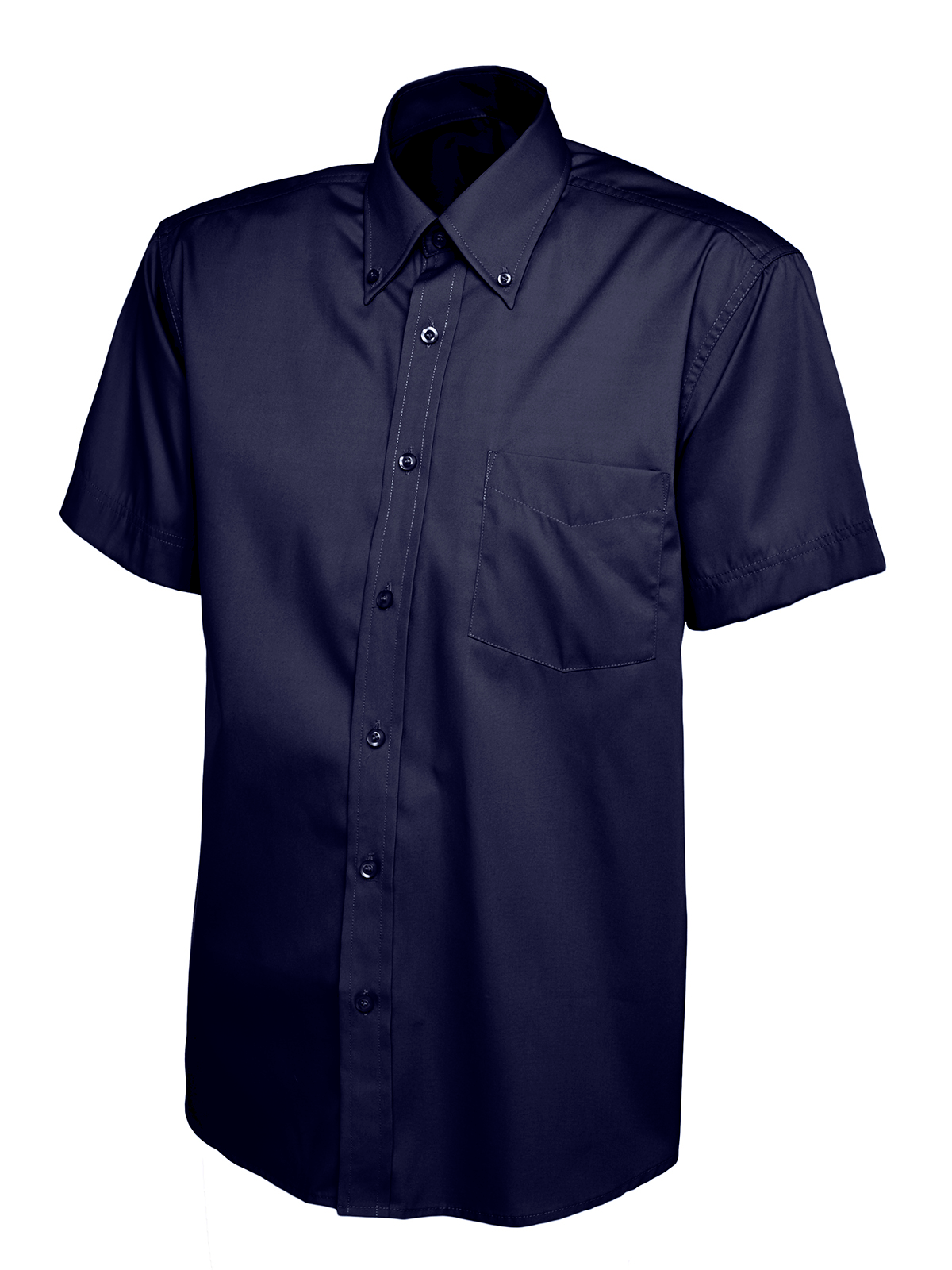 UC702 Men’s Pinpoint Oxford Half Sleeve Shirt | Wrinkle-Free