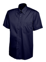 UC702 Men’s Pinpoint Oxford Half Sleeve Shirt | Wrinkle-Free