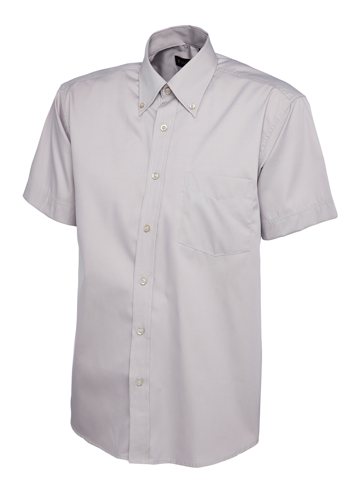 UC702 Men’s Pinpoint Oxford Half Sleeve Shirt | Wrinkle-Free