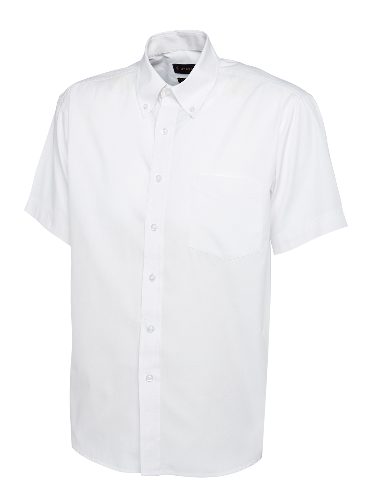 UC702 Men’s Pinpoint Oxford Half Sleeve Shirt | Wrinkle-Free