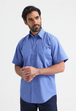 UC702 Men’s Pinpoint Oxford Half Sleeve Shirt | Wrinkle-Free